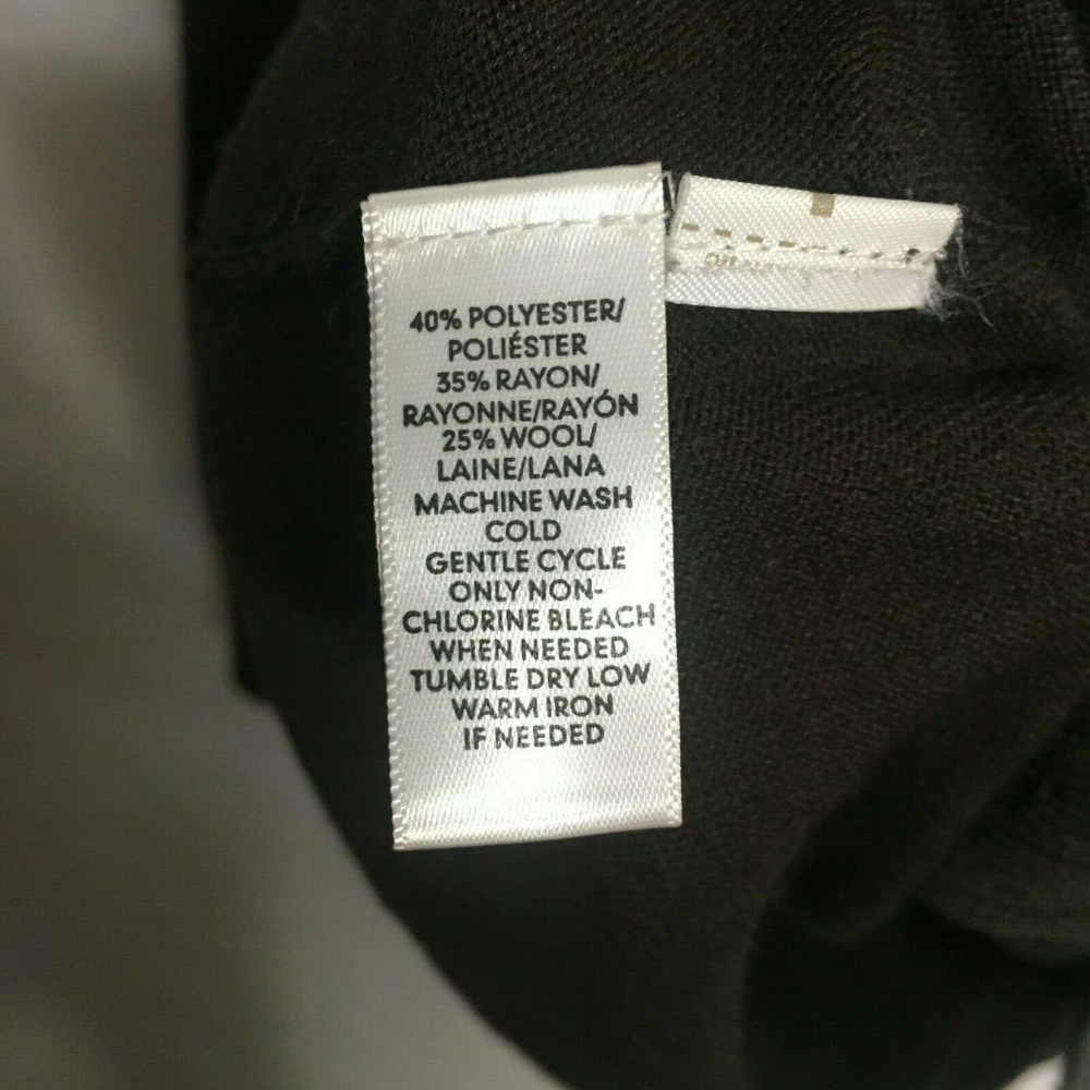 Ann Taylor LOFT Wool Blend Long Sleeve Brown - Picture 4 of 5